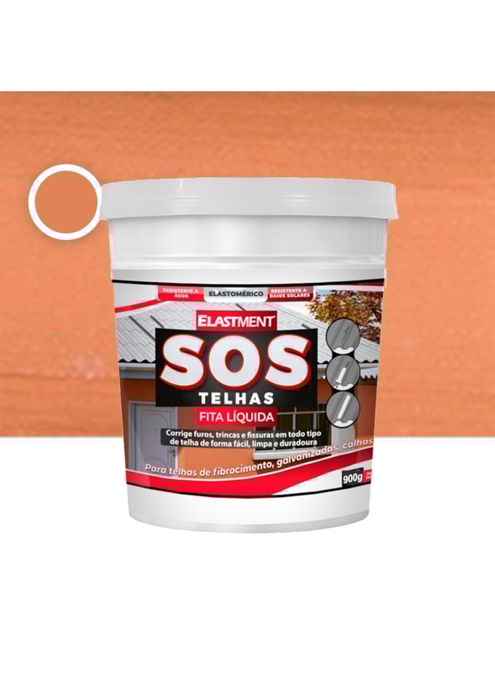 Fita Multiuso Líquida para Telhados SOS Telhas 900G Cerâmica Telha