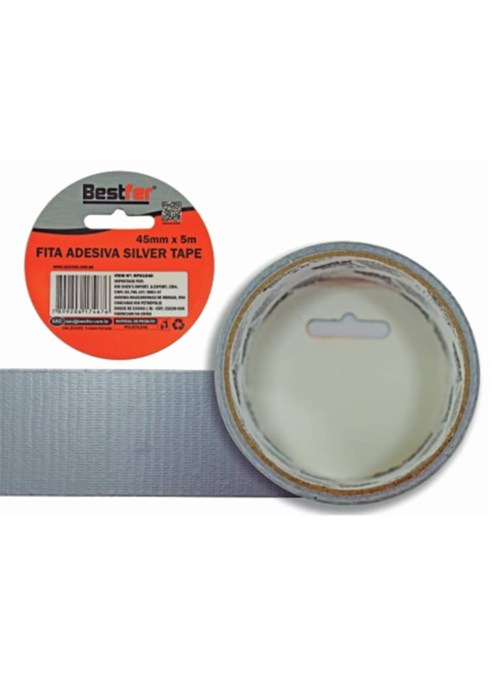 Fita Silvertape 45MM X 5MM Bestfer