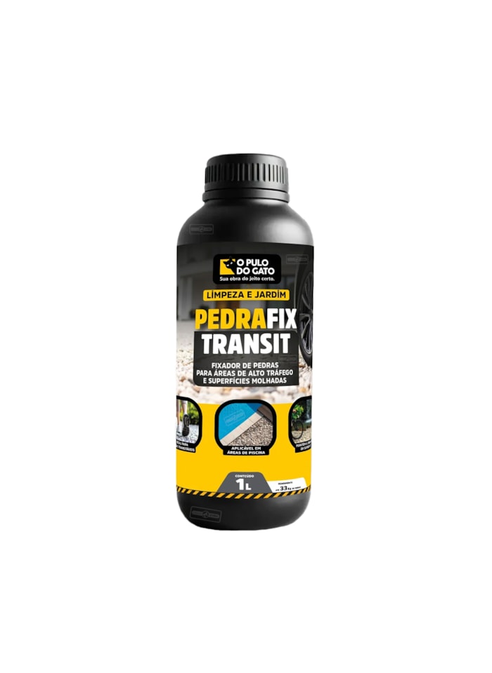 Fixador de Pedras Pedrafix Transit, 1L - Pulo do Gato