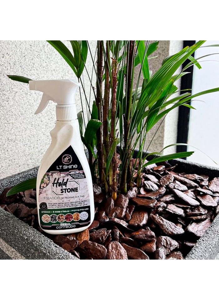 Fixador de Pedras Soltas Hold Stone Garden, 500ml Semi-Brilho - Alta Fixação e Durabilidade