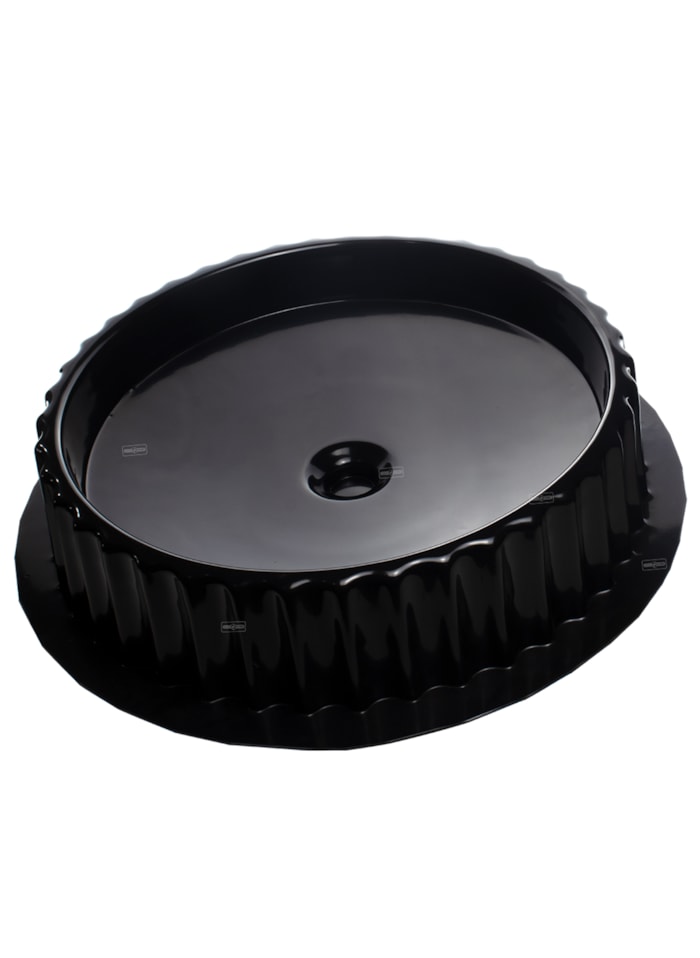 Forma Redonda Dentada de Alto Padrão 40 x 11 cm