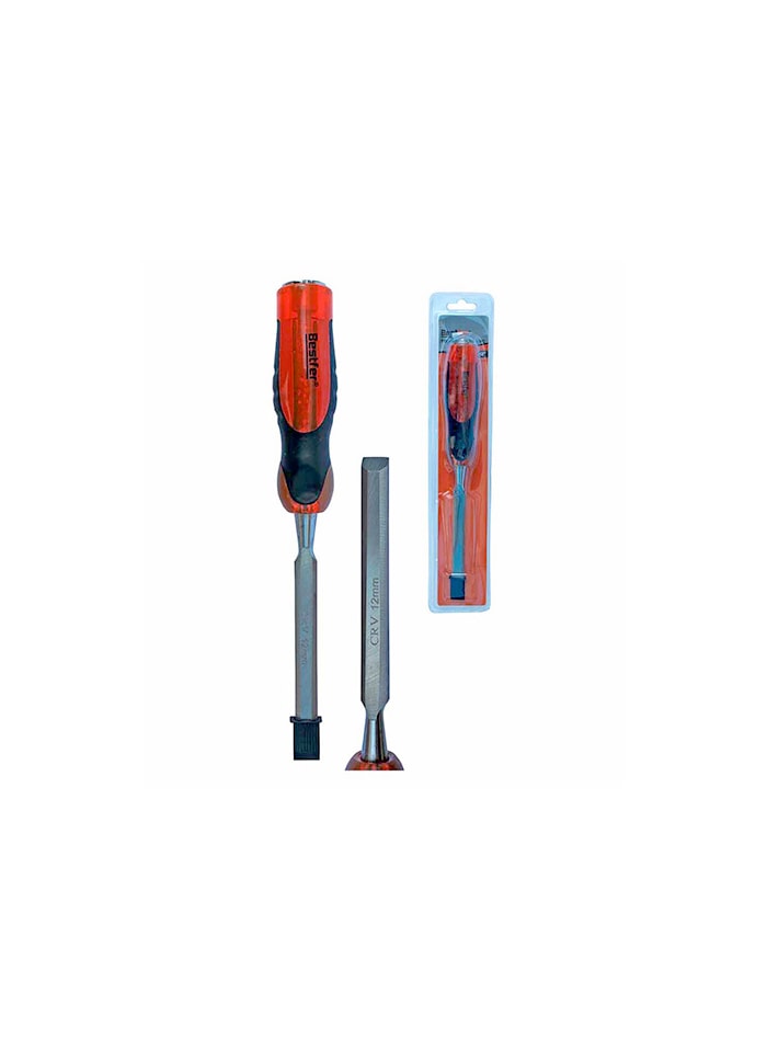 Formão Chanfrado com Cabo PVC 1/2