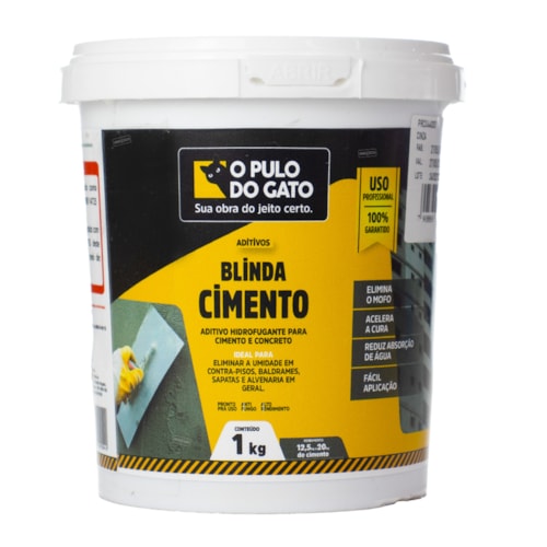 Hidrofugante Blinda Cimento em Pó 1KG Pulo do Gato