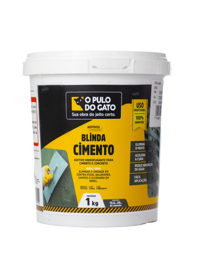 Hidrofugante Blinda Cimento em Pó 1KG Pulo do Gato