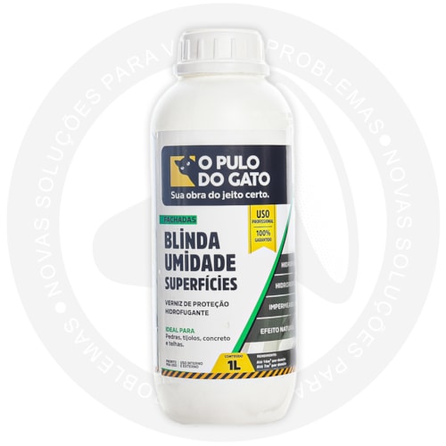 Hidrofugante Blinda Umidade Superfícies 1L - Pulo do Gato