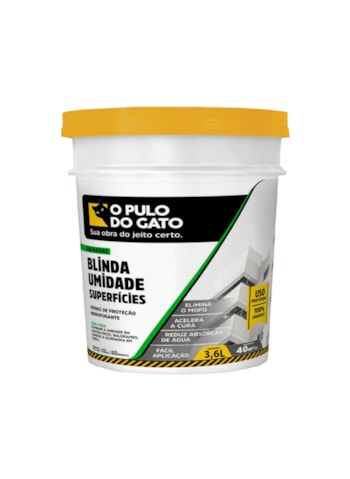 Hidrofugante Blinda Umidade Superfícies 3,6L - Pulo do Gato