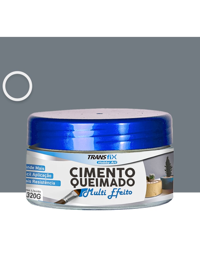Hobby Art Cimento Queimado Multi Efeitos 320G Dark Grey