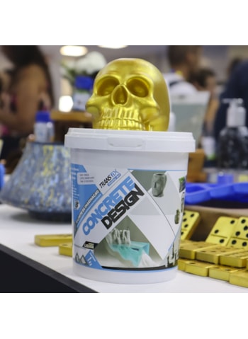 Hobby Art Concrete Design, 1KG Branco - Fácil aplicação, Secagem rápida