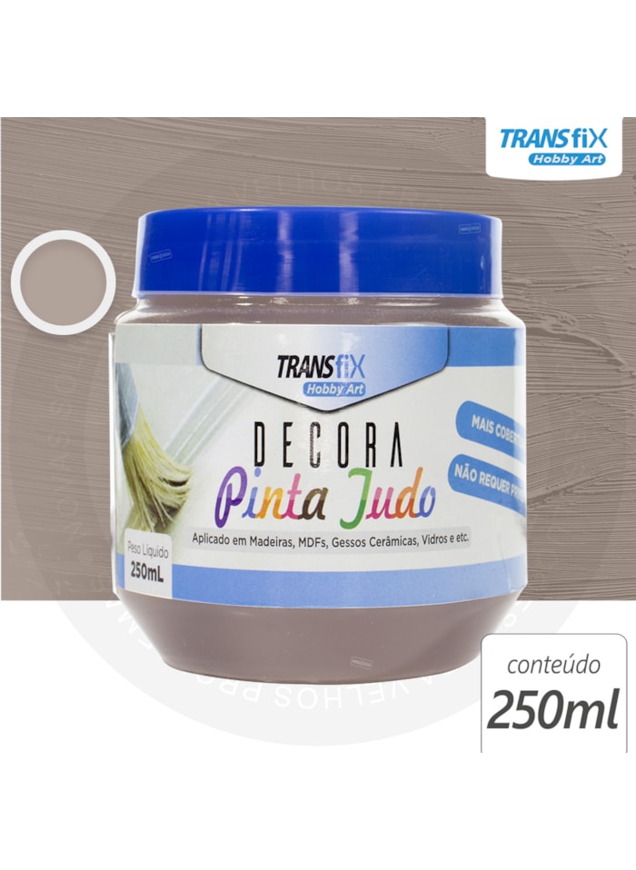 Hobby Art Decora Pinta Tudo, 250ML Areia Intensa - Fácil Limpeza, Secagem Rápida