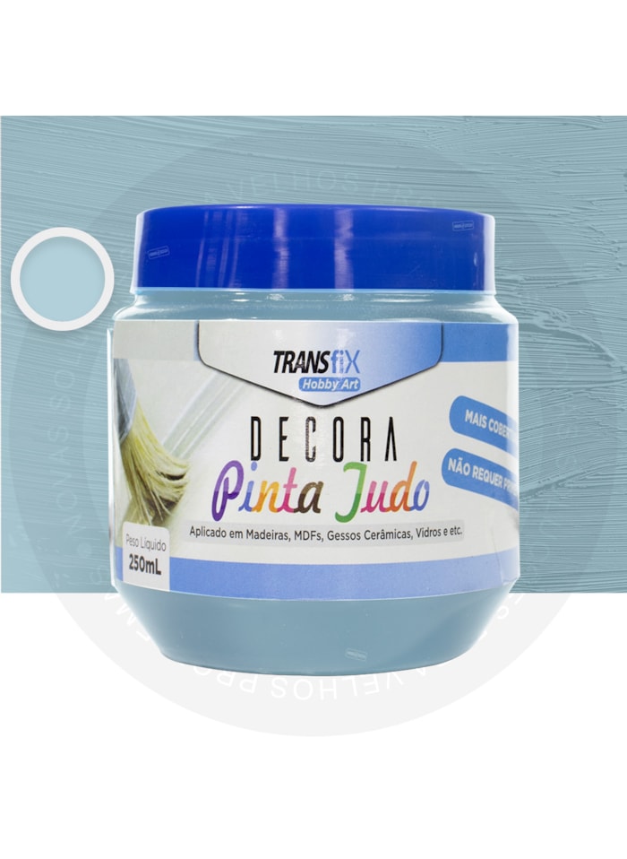 Hobby Art Decora Pinta Tudo, 250ML Larimar - Fácil Limpeza, Secagem Rápida