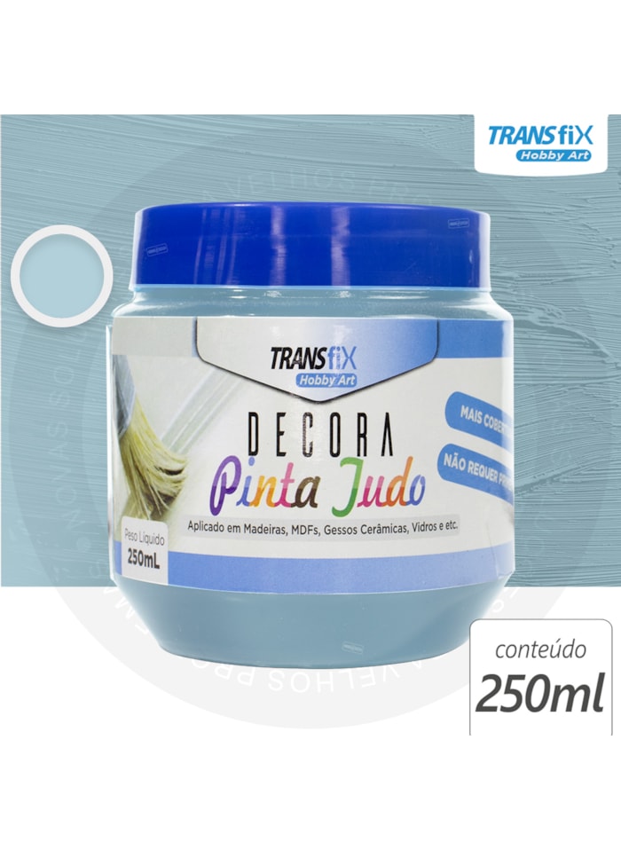 Hobby Art Decora Pinta Tudo, 250ML Larimar - Fácil Limpeza, Secagem Rápida