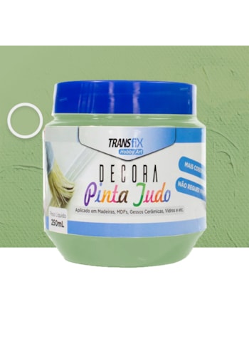 Hobby Art Decora Pinta Tudo, 250ML Verde Oliva - Fácil Limpeza, Secagem Rápida
