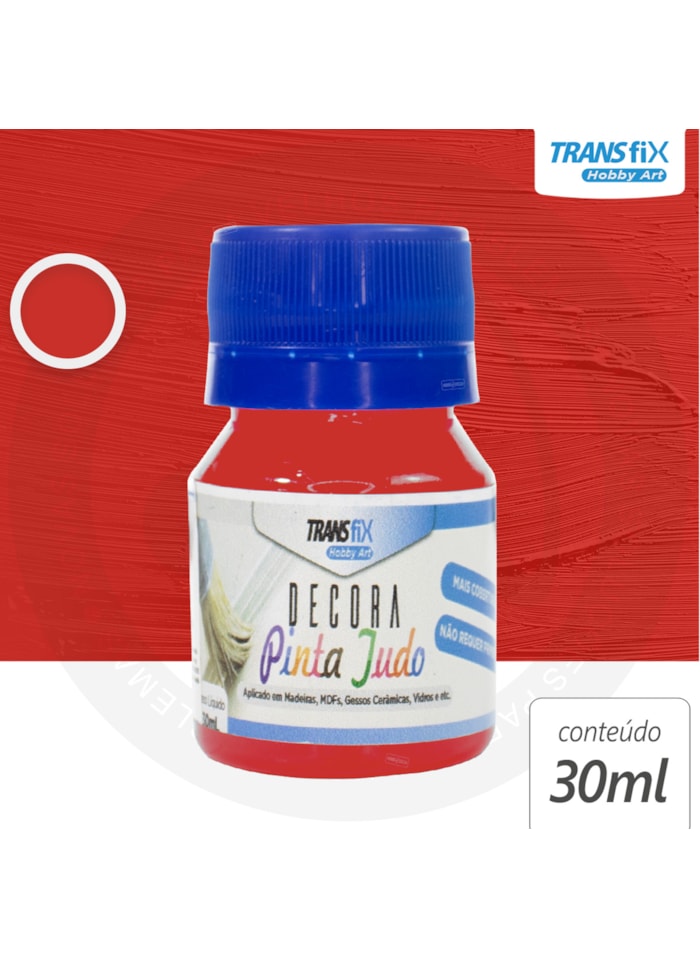 Hobby Art Decora Pinta Tudo 30ML Vermelho Cardinal