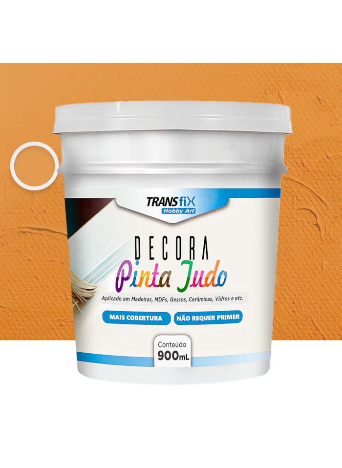 Hobby Art Decora Pinta Tudo, 900ML Sunshine - Fácil Limpeza, Secagem Rápida