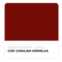 Hobby Art Laca PU Color Protetor de Digitais 250ML Coralina Vermelho