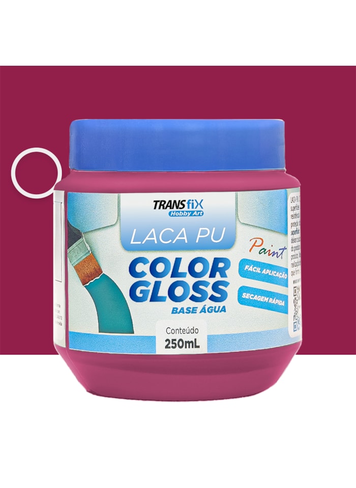 Hobby Art Laca PU Color Protetor de Digitais 250ML Magenta