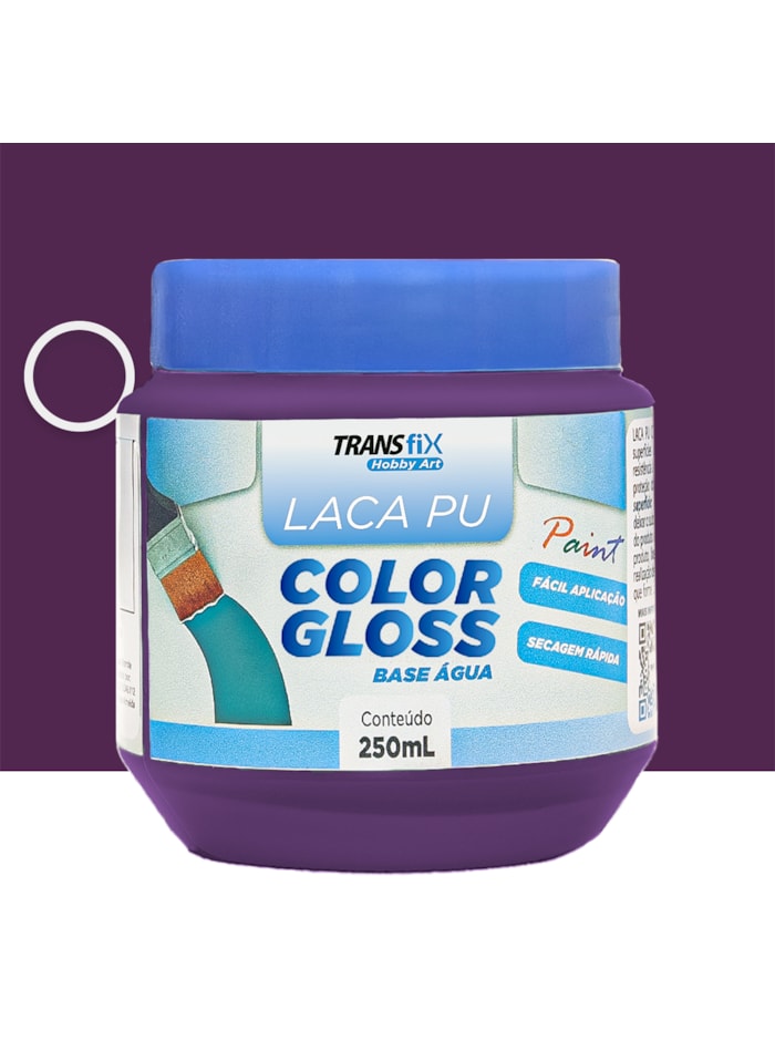 Hobby Art Laca PU Color Protetor de Digitais 250ML Trevo Roxo
