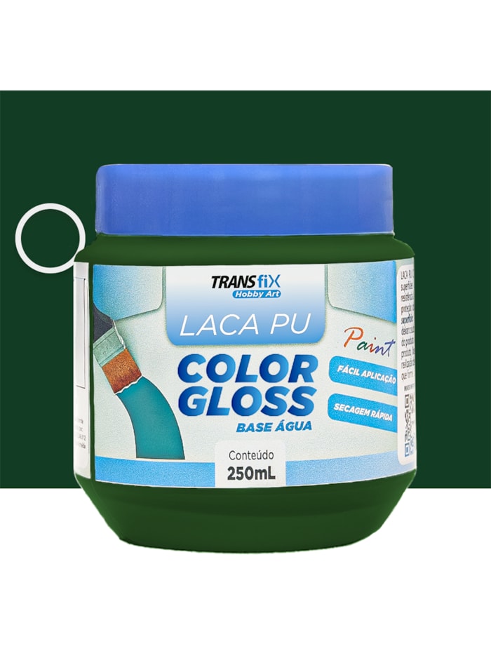 Hobby Art Laca PU Color Protetor de Digitais 250ML Verde Escuro