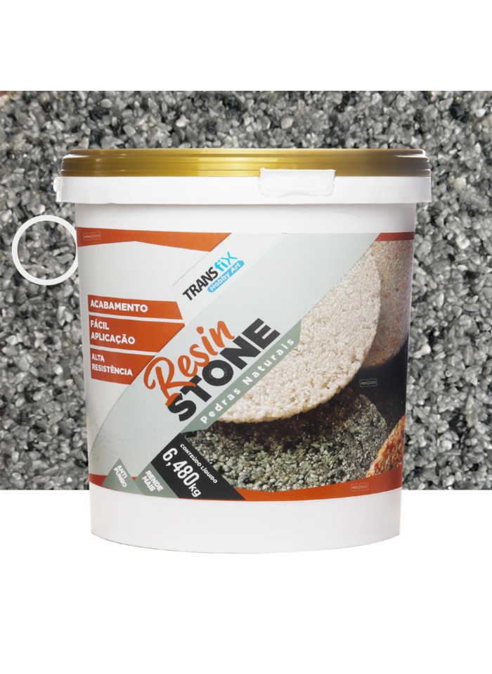 Hobby Art Pedras Naturais C/ Endurecedor Resin Stone 6,480kg Nova York