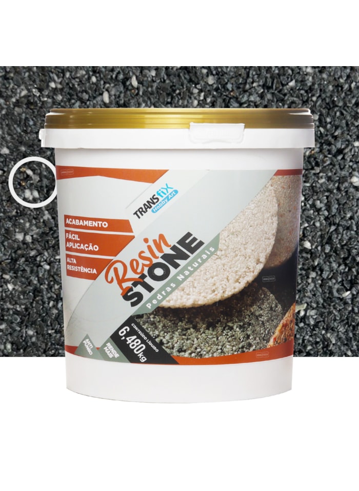 Hobby Art Pedras Naturais C/ Endurecedor Resin Stone 6,480kg Vesúvio