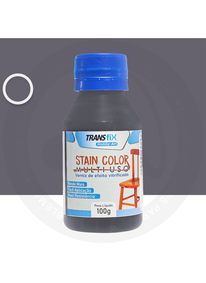 Hobby Art Stain Color Verniz de Efeito Vitrificado 100ML Barra de Ferro