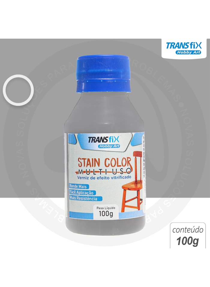 Hobby Art Stain Color Verniz de Efeito Vitrificado 100ML Nanquim