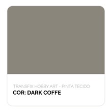 Hobby Art Tinta para Tecido 250ML Marrom Dark Coffe