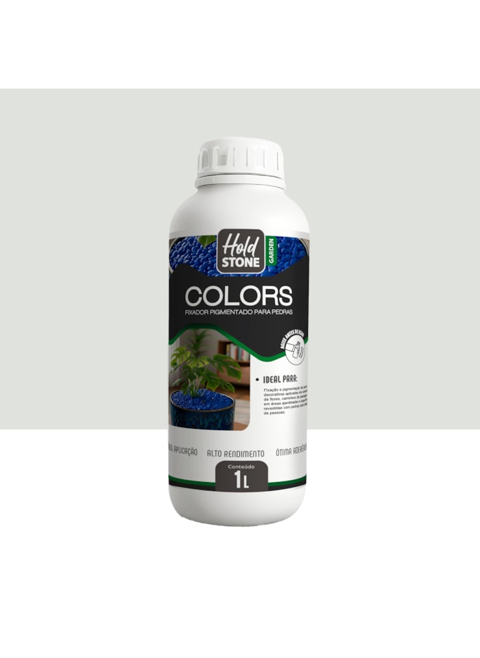 Hold Stone Colors Fixador de Pedras 1L - Branco