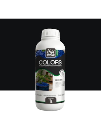 Hold Stone Colors Fixador de Pedras 1L - Preto