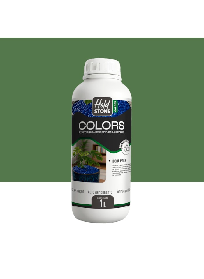Hold Stone Colors Fixador de Pedras 1L - Verde