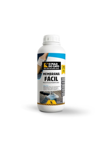 Impermeabilizante Incolor Membrana Fácil para Pequenos Reparos 1L - Pulo do Gato