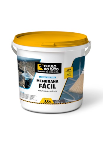 Impermeabilizante Incolor Membrana Fácil para Pequenos Reparos 3,6L - Pulo do Gato