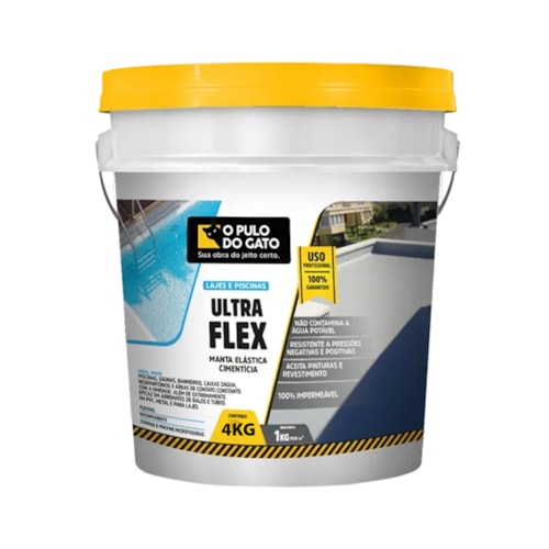 Impermeabilizante Ultra Flex 4KG - Pulo do Gato