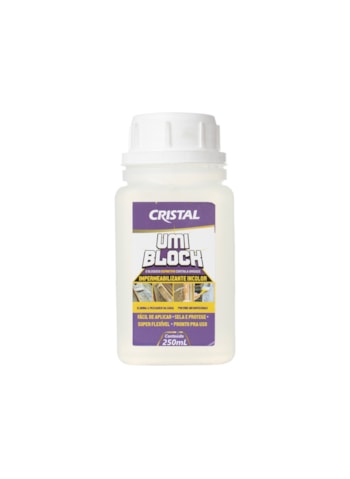 Impermeabilizante Umi Block Cristal 250ML Incolor - Pequenos Reparos, Pronto Para Uso