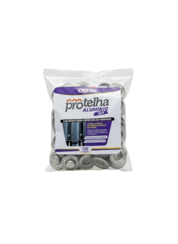 Kit 100x Proteção De Parafuso Premium Protelha Alumínio Fast Cristal