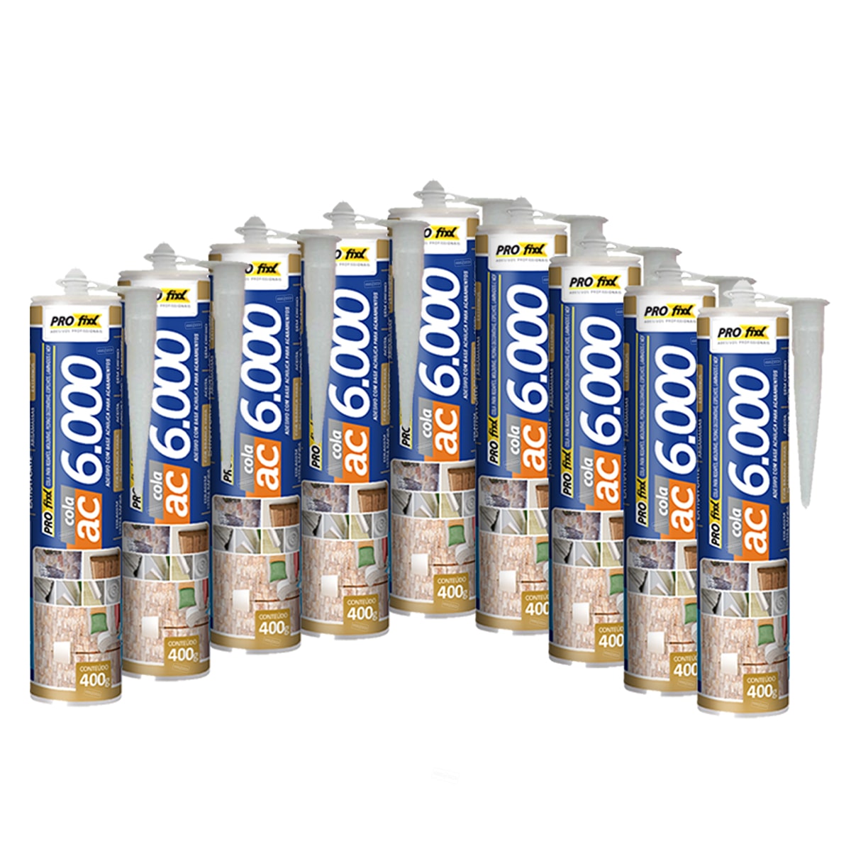 Kit 10x Cola Extra Forte AC6000 400G