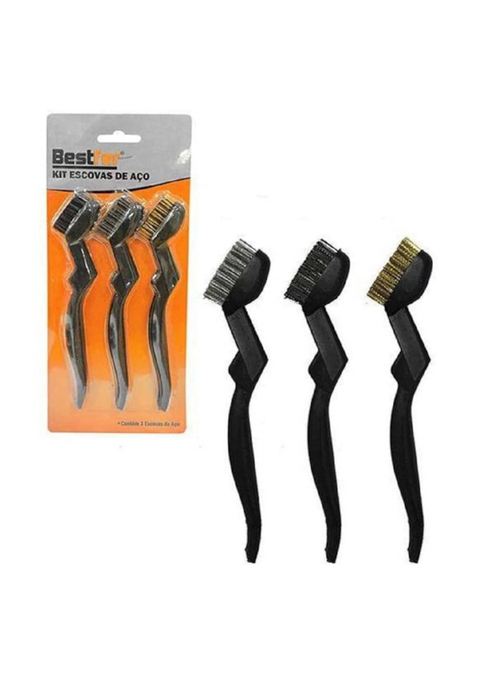 KIT 3 Escovas de Limpeza Bestfer
