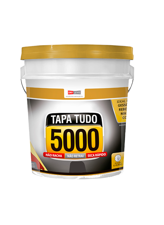 Kit 3 Massa Tapa Tudo Tapa Buraco 5000 Pote De 340g