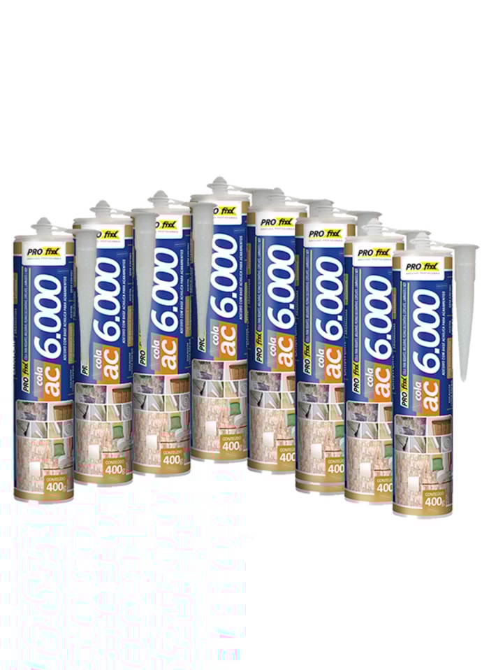 Kit 8x Cola Extra Forte AC6000 400G