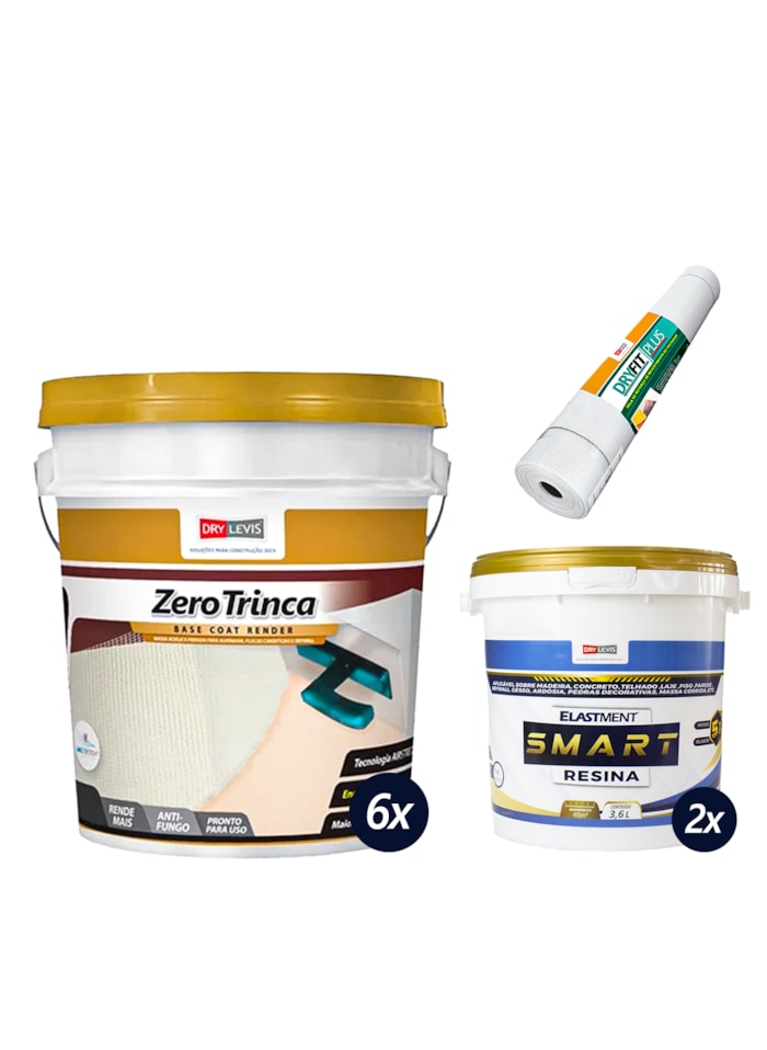 Kit Base Coat Render - 8 a 10m²