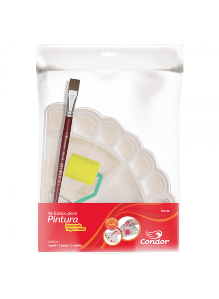 Kit Básico para Pintura C/ Godê Leque Condor