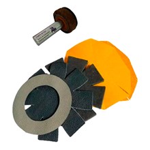 Kit Boina de Polimento Flexível 6cm + EVA e Couro - Cupins de Aço