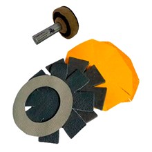 Kit Boina de Polimento Flexível 8cm + EVA e Couro - Cupins de Aço