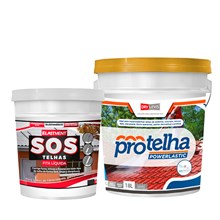 Kit Calha 3 - SOS Telhas 3,6L + Protelha Powerlastic 18L