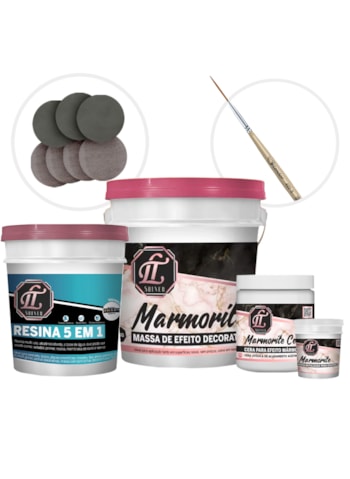 KIT Efeito Mármore Parede 1