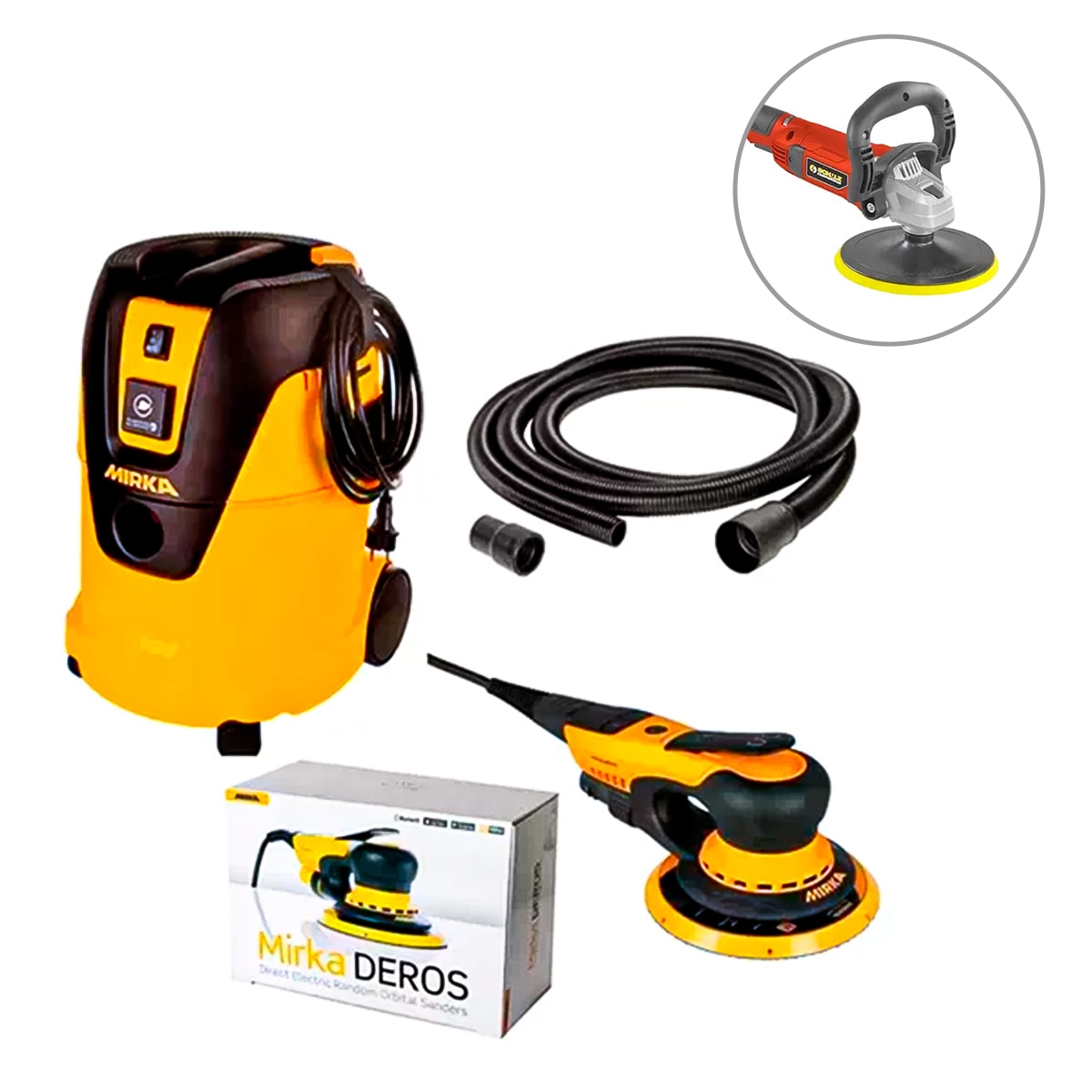 Kit Ferramenta Mirka + Politriz 1200W / 127V Schulz | Escuta o Véio