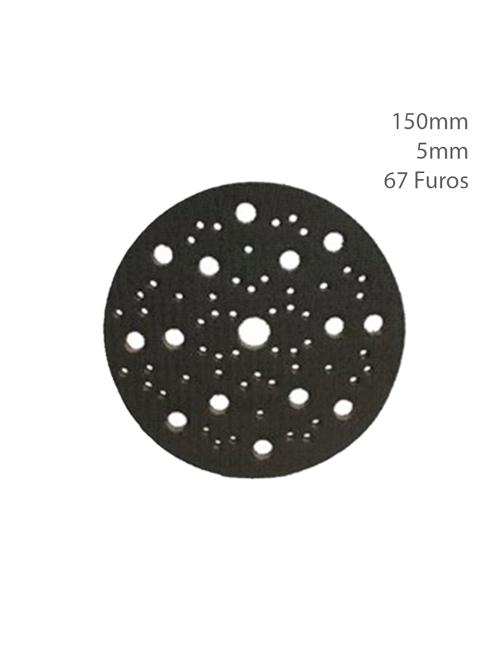 Kit Interface de Espuma 6” / 150mm 5mm 67 Furos Mirka - 5 unidades