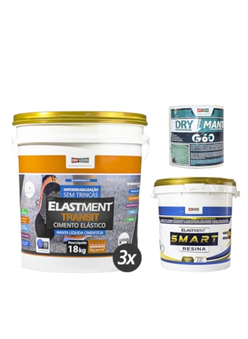 Kit Laje de Alto Tráfego no Contrapiso 25m²