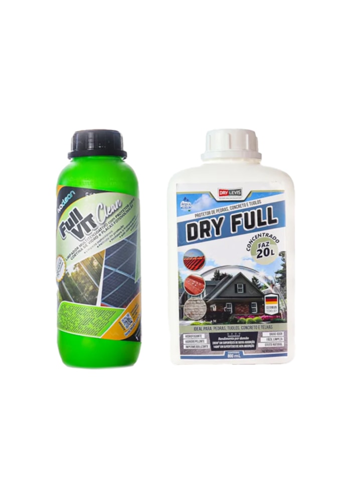 Kit Limpador Multiuso Fullvit 1L + Hidrofugante Dry Full 800ML