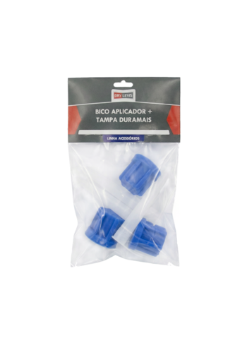 Kit Multi Aplicação Selantes e Bisnagas 3 Bicos aplicadores + 3 Tampas Duramais Drylevis